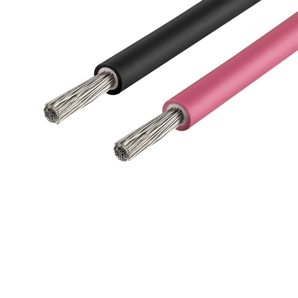 Cabo solar 1,8 kV DC 6 mm